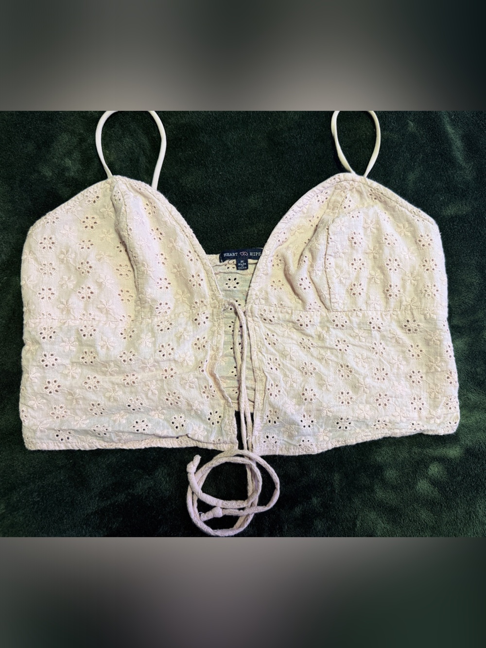 Heart Hips Lace Crop Top